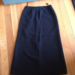 Long black skirt